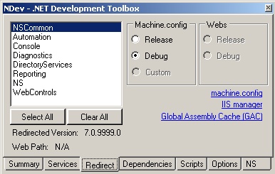 Redirect tab